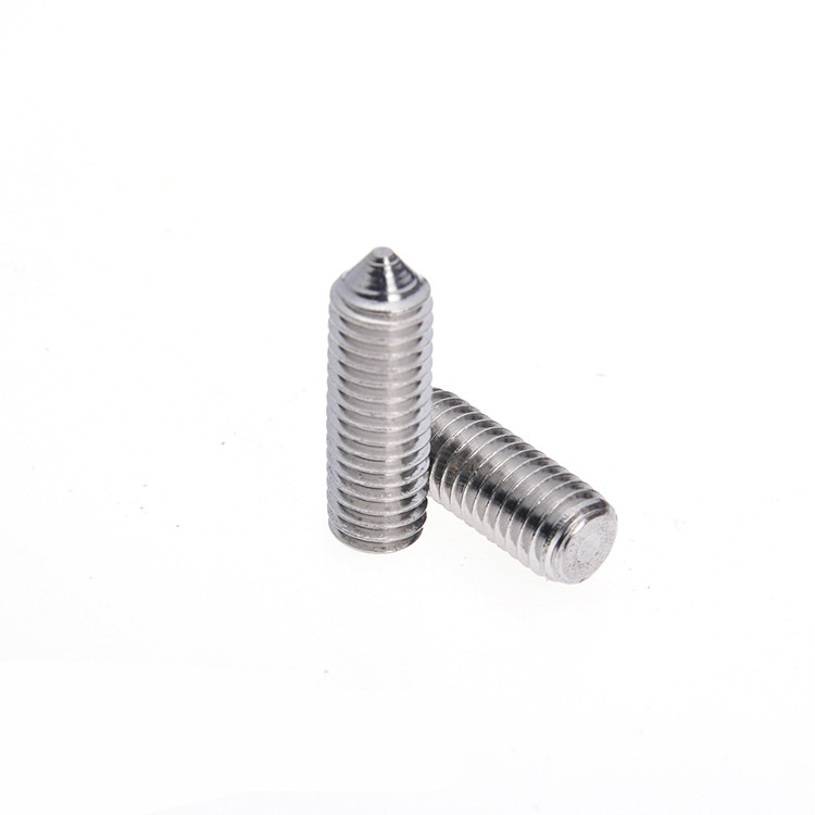 Screw de machine en acier inoxydable M1-M12 direct avec finition plate et style de tête HEX