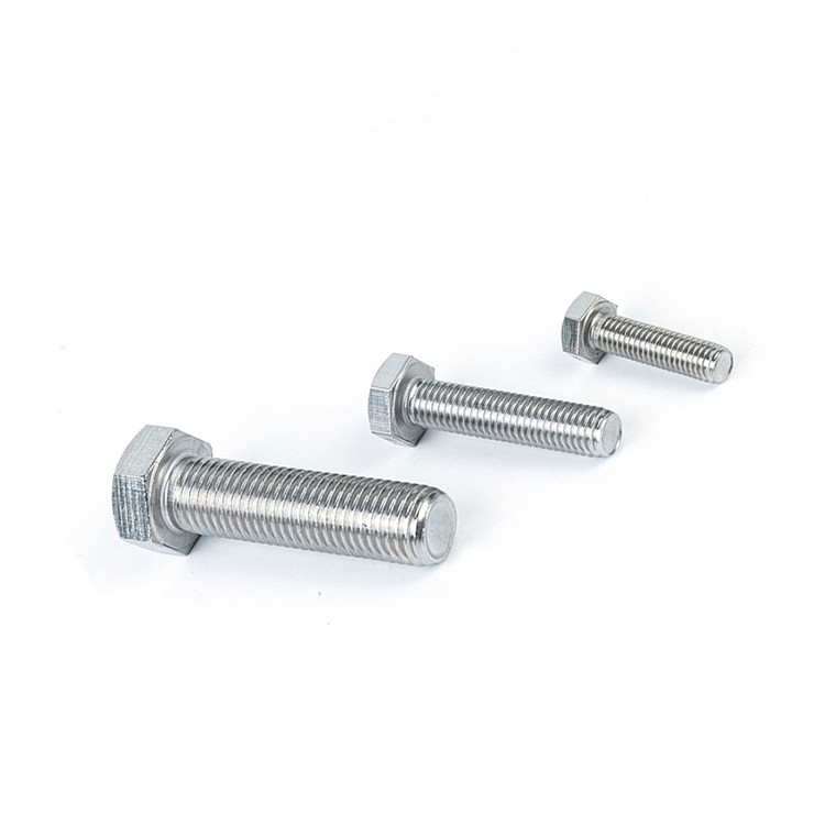 M3 M4 M6 M8 304 boulon hexagonal extérieur en acier inoxydable pour finition standard et simple GB