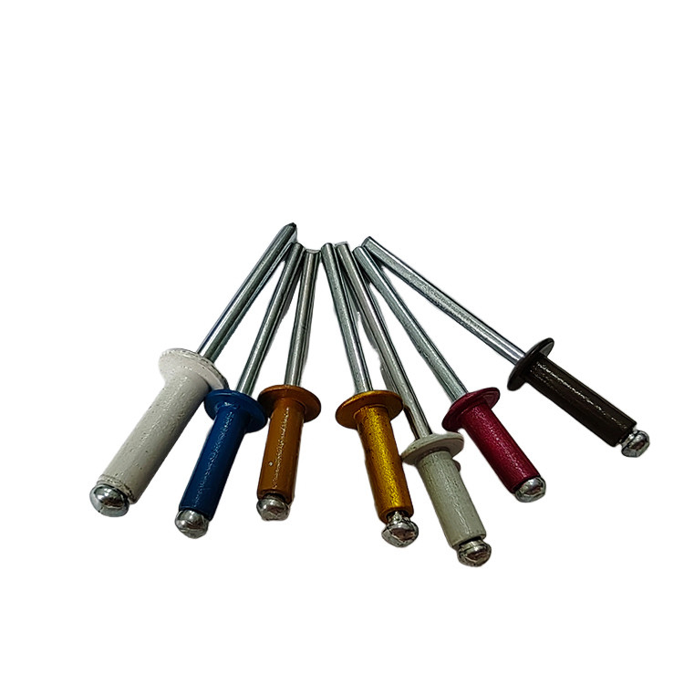 Rivets à tête ouverte multicolores écologiques pour les applications industrielles