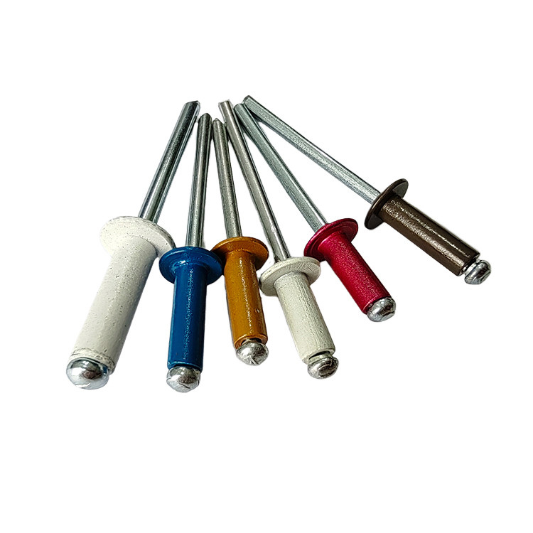 6-32mm DIN Standard écologique Rond tête Rivets Pop avec plusieurs options de couleur