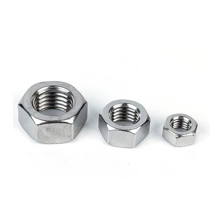 Acier inoxydable anti-corrosion standard 304 316 Noix hexagonale pour le commerce de détail