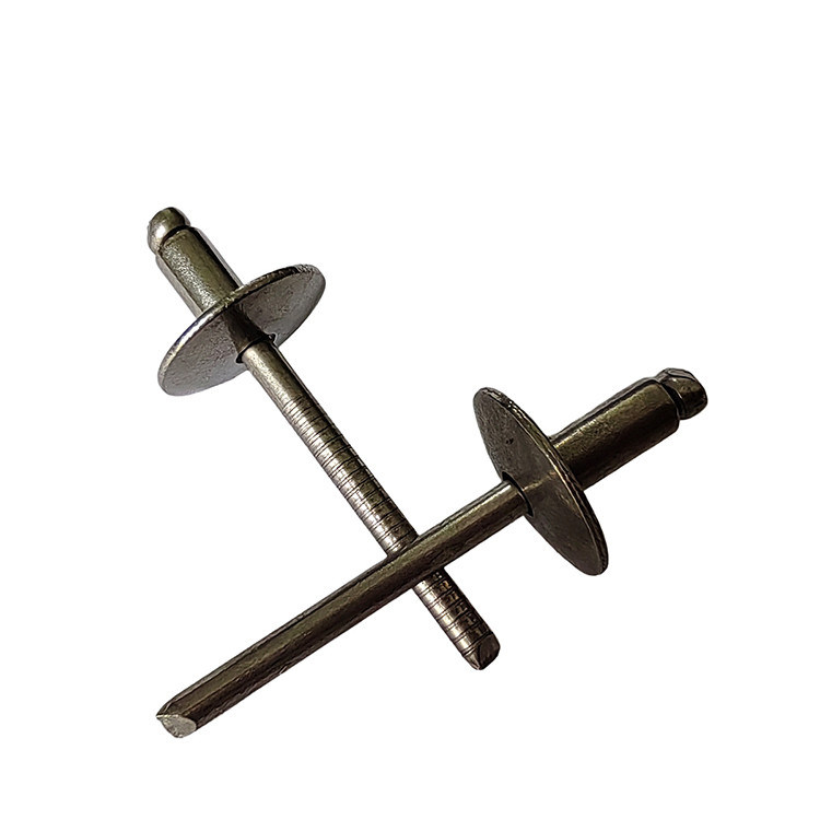Machinerie Acier type ouvert Rivets en aluminium-fer à large bord Tête ronde Léger Versatile résistant à la rouille