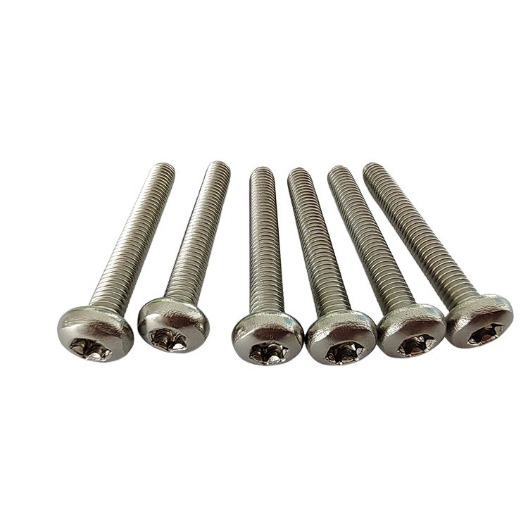 Résistance de niveau A Grade 304 en acier inoxydable Torx Pan Boulons de tête de machine de sécurité vis