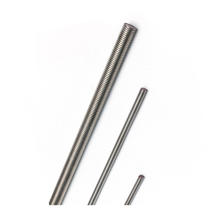 DIN975 304 316 A2-70 A4-70 acier inoxydable à haute résistance galvanisée vis M10