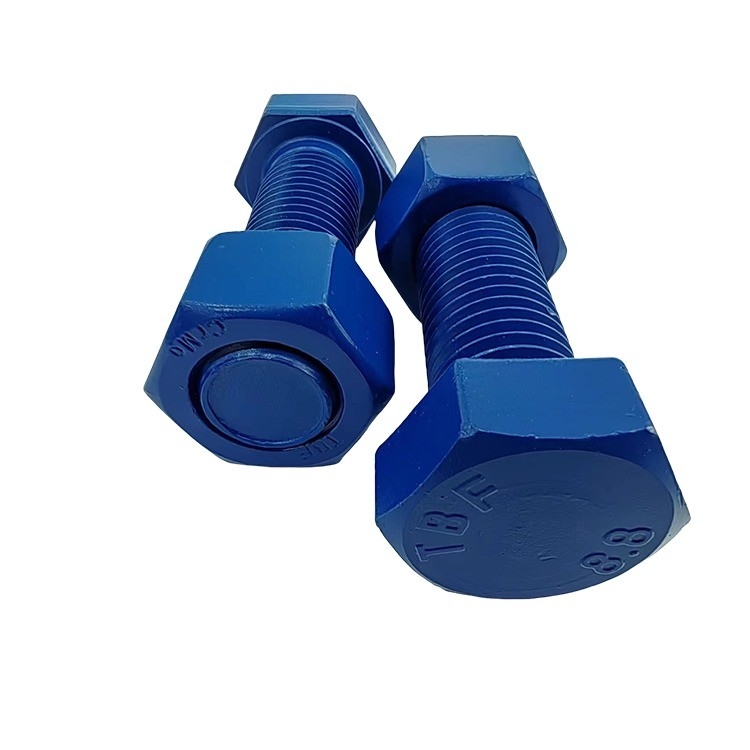 Barre en acier au carbone en acier au carbone en acier zinc plaqué boulon sans tête à double extrémité fileté 10 mm-1000 mm Longueur