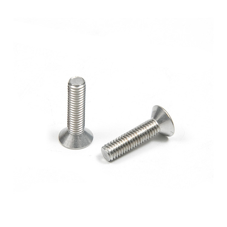 M4 M5 M6 M8 connecteur à vis à tête à prise plate en acier inoxydable direct