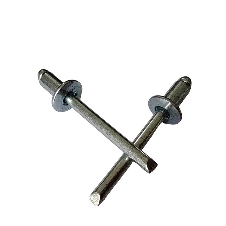 10 mm de longueur Fer à bout ouvert Rivets aveugles Durable tête ronde Haute résistance pour l'industrie