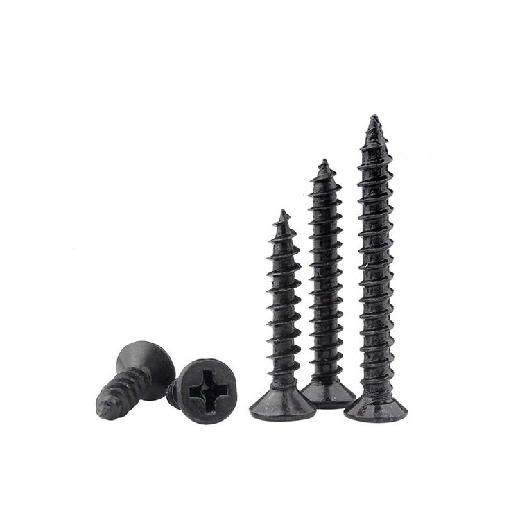 Screws à auto-collant enduites en zinc-flakes personnalisées pour le fixage des métaux M1/M2/M3/M4/M5/M6