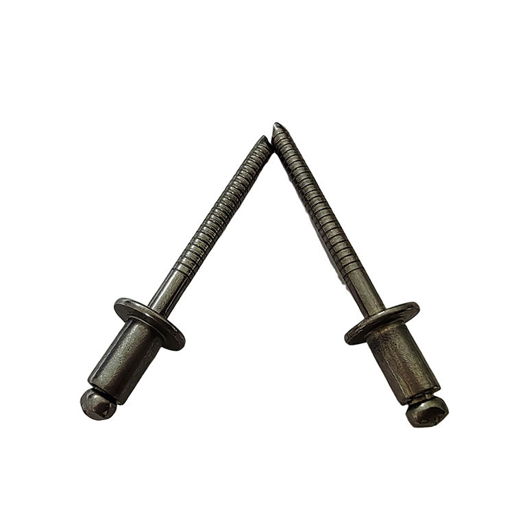 Rivet standard 5,0 mm à l'extrémité ouverte Rivets aveugles à haute résistance tête ronde en acier inoxydable
