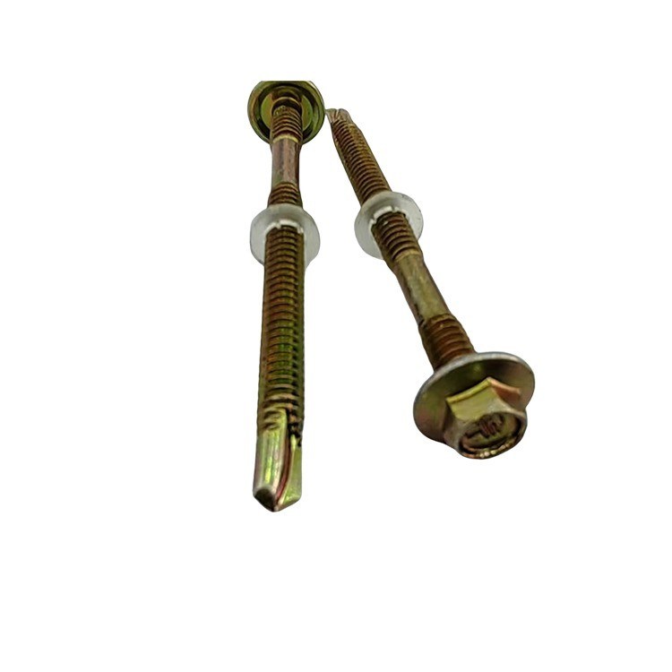 Oxyde noir Hex tête de laveuse vis de forage en tôle pour des performances imperméables