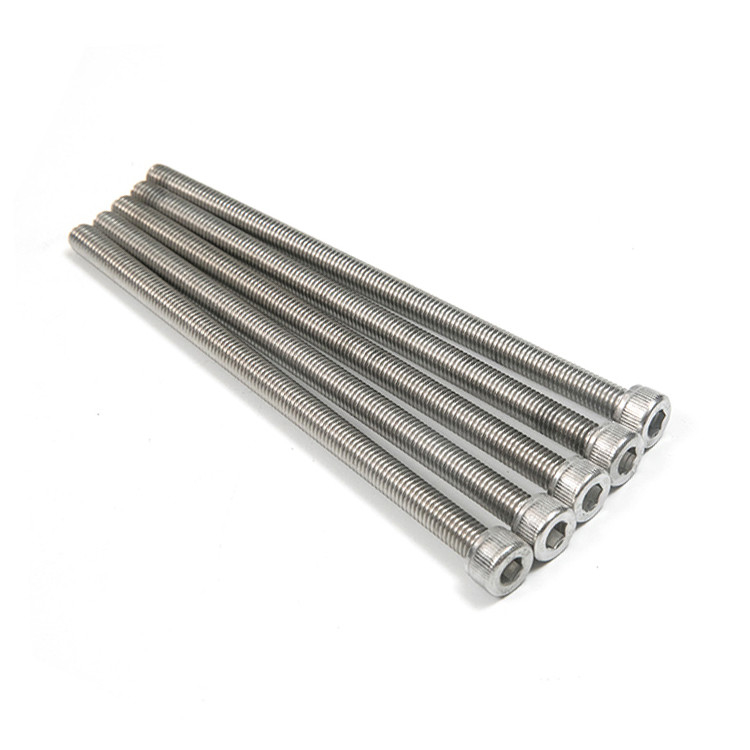 Système de mesure métrique en acier inoxydable Hexagon Socket Bolt DIN912 pour taille personnalisée