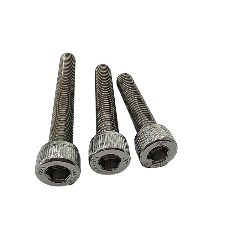 304 en acier inoxydable vis à tête cylindrique hexagonale allongée avec type de fil complet