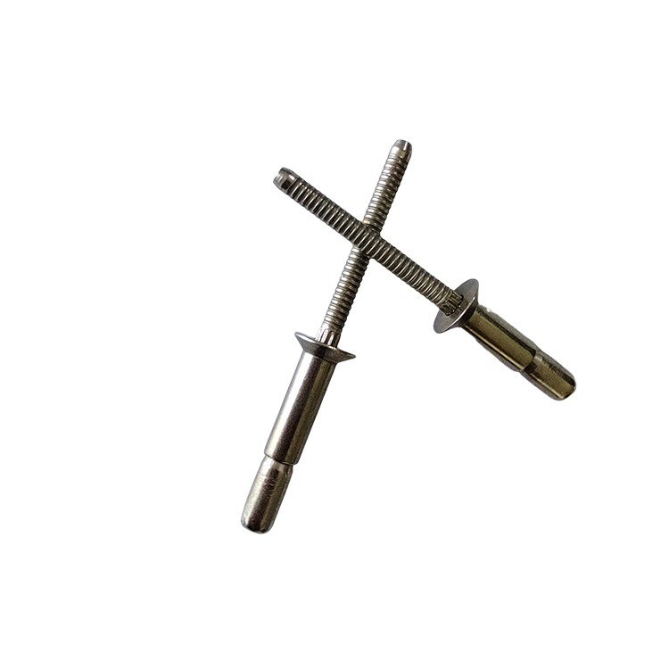 Rivets à haute résistance à sortie structurelle à cloche aveugle Rivet contre-enfoncé type de verrouillage de la tête