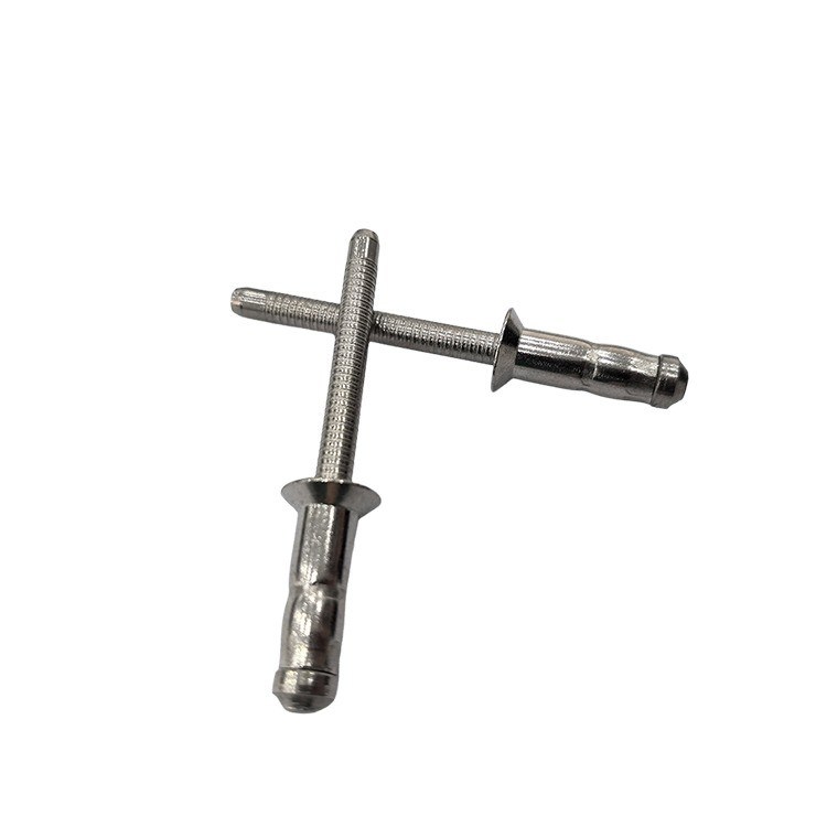 Tête de dôme de rivette en acier inoxydable, tête de dôme de rivette, tête plate avec finition non revêtue