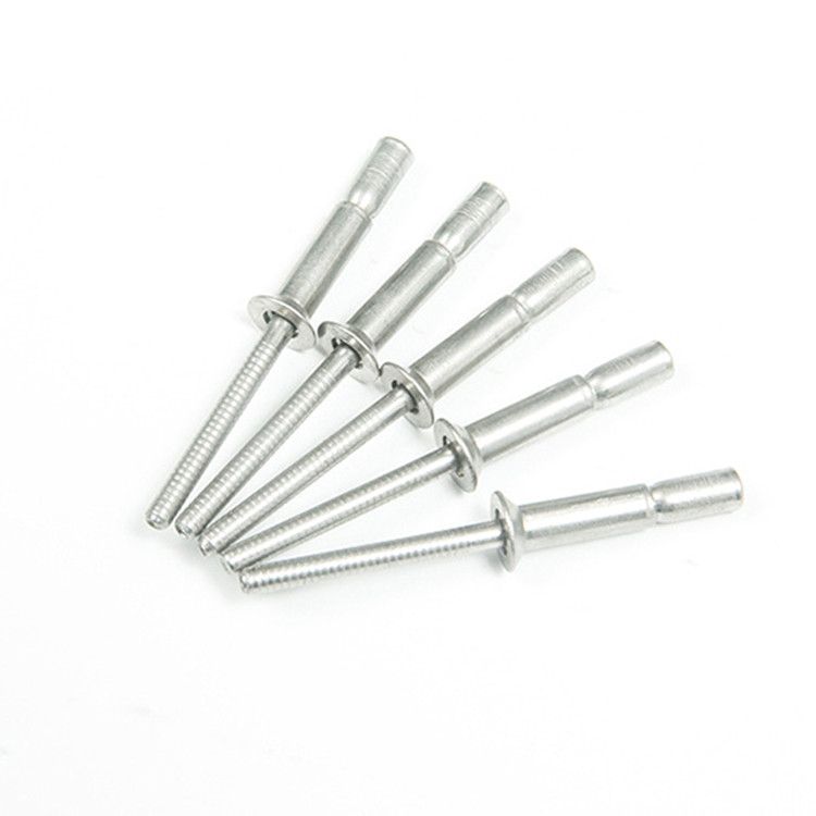 Finition simple 4,8 mm Dia Coupe en acier inoxydable Mono-boulon Rivet pour les applications de boucle