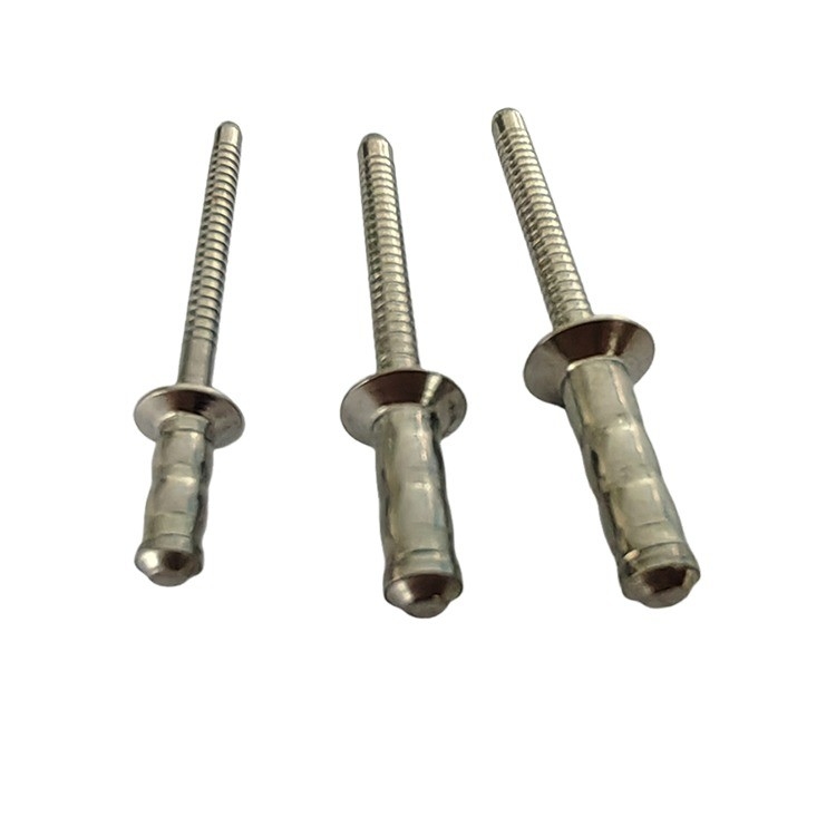 Rivets à tambour unique en acier inoxydable 2,4 mm 3,2 mm 4 mm 4,8 mm 6 mm Diamètre ouvert personnalisé