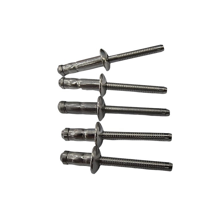Rivets aveugles en acier inoxydable personnalisés avec tête de dôme Unigrip 3,2 mm 4,8 mm 7,8 mm